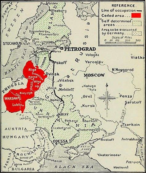 The Treaty Of Brest Litovsk It Signed With The Central Powers On March