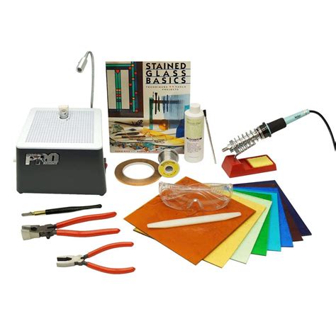 Delphi Glass Premium Stained Glass Start Up Kit Includes Premium