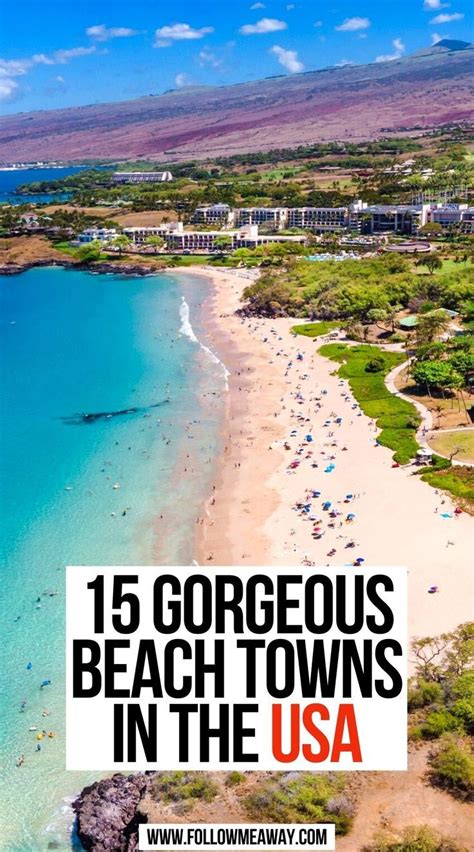 15 Charming Beach Towns In The Usa Usa Travel Destinations Travel Usa Beach Town