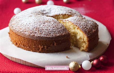 Hot Milk Sponge Cake La Torta Al Latte Caldo Ricetta Fefa Homemade