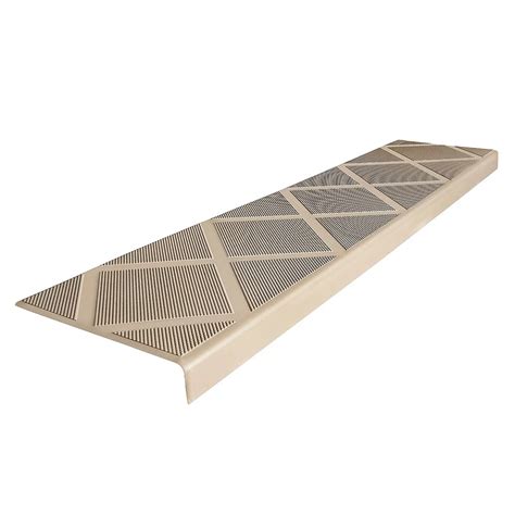 Composigrip Composite Anti Slip Stair Tread 48 Inch Beige Step Cover The Home Depot Canada