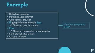 Dasar Dasar Pemrograman 5 Percabangan PPT