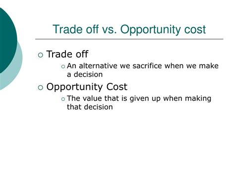 Trade Off Vs Opportunity Cost Whats The Difference Hot Sex Picture