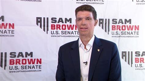 Sam Brown Overcomes Crowded Gop Senate Primary Field Setting Up Key