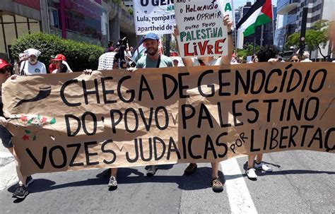 Manifestantes Voltam Paulista Em Protesto Contra Crimes De Israel Na