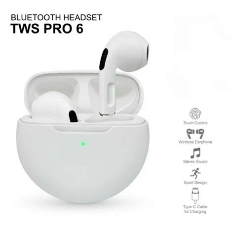 Air Pro Tws Wireless Headphones With Mic Fone Bluetooth Earphones