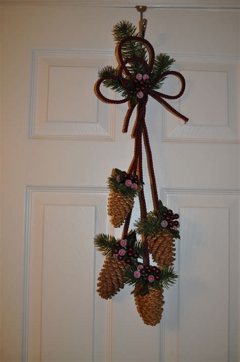 Pine Cone Door Decoration Door Decorations Novelty Christmas Holiday