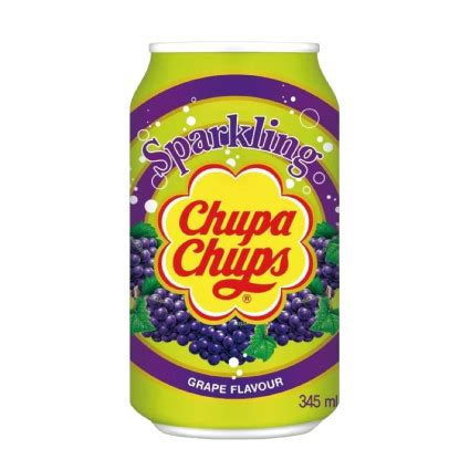 Chupa Chups Sparkling Soda Grape Flavour 345ml