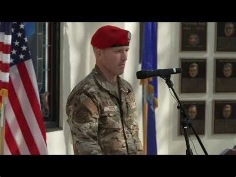 Master Sgt John A Chapman Medal Of Honor Plaque Unveiling Ceremony