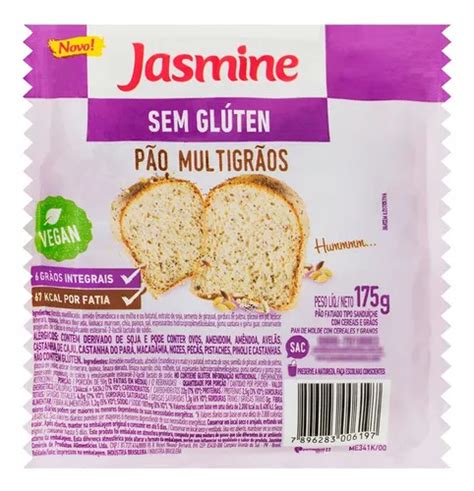 P O De Forma Multigr Os Vegano Sem Gl Ten Jasmine G Mercadolivre