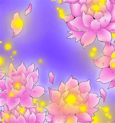 Coloured Luminous Flowers By Butterflyxsoul On Deviantart