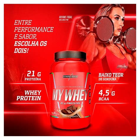 My Whey Sabor Shake De Chocolate G Integralm Dica