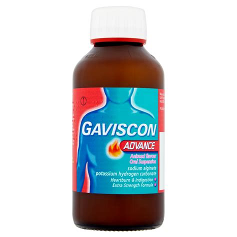 Gaviscon Advance Liquid Aniseed 600ml For Heartburn Chemist 4 U