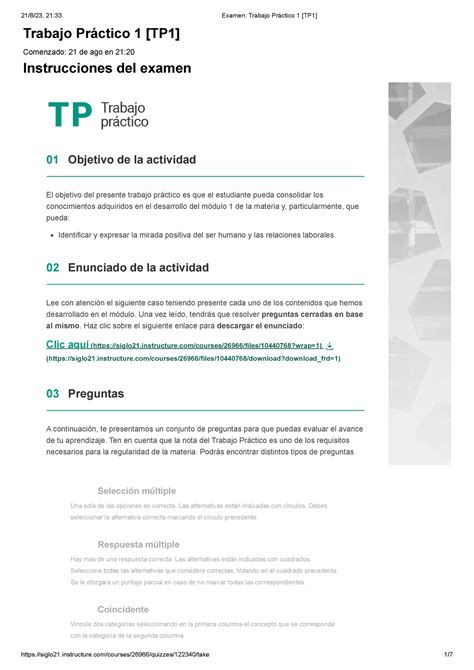 Trabajo Práctico 1 TP1 100 Grupo Y Liderazgo Trabajo Práctico 1