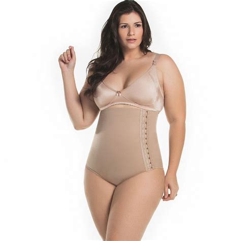 Cinta Modeladora P S Parto Fecho Lateral Plus Size Mondress Submarino