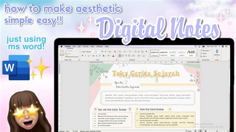 Cara Membuat Catatan Aesthetic Di Microsoft Word Cocok Untuk Pemula