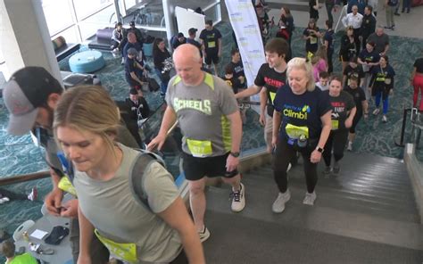 Over 700 People Climb 85 Flights Of Stairs To Support Lung Disease Research