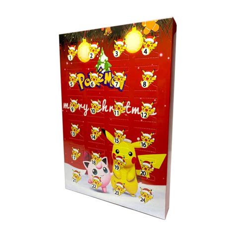 Calendrier de l Avent Pokémon Noël avec Pikachu