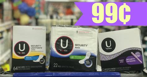 U by Kotex Liners, Pads and Tampons ONLY $0.99 with Kroger Mega Event! | Kroger Krazy