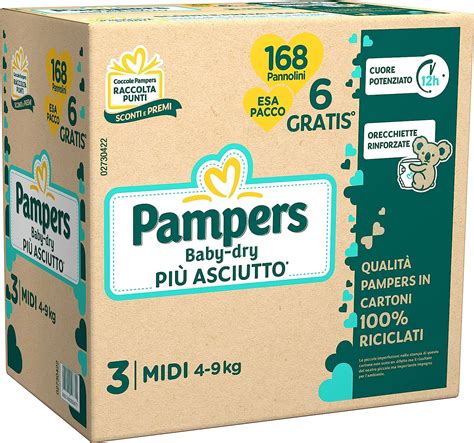 Pampers Esa Baby Dry Midi Pannolini Taglia Kg Amazon It