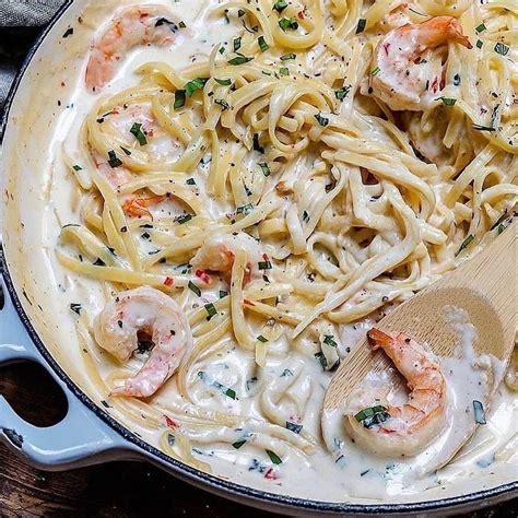 Healthy Food Prep 🌱🍳🥗🍝 On Instagram “creamy Shrimp Alfredo Pasta 🍝🍤😋⁠ Eat Or Pass 😍 📷