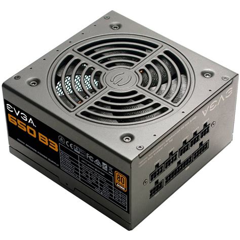 EVGA 650 B3 650W 80 Plus Bronze Fully Modular 220 B3 0650 V1 B H