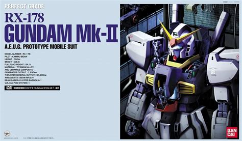 GUNDAM Model Kit Perfect Grade RX 178 MK II AEUG Prototype 1 60