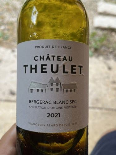 Ch Teau Theulet Bergerac Sec Vivino Australia