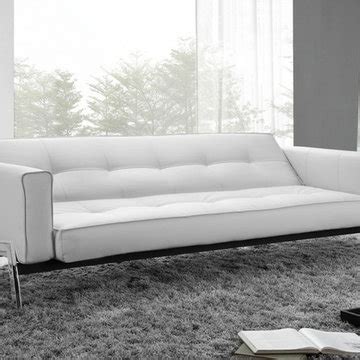 Modern White Leather Sofa Bed - Photos & Ideas | Houzz