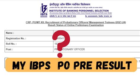 My Ibps Po Pre Result What Is My Result My First Attempt Ibpspopre