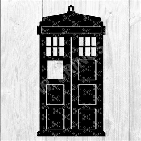 Tardis Dr Who Svg Dxf Png Cut Files