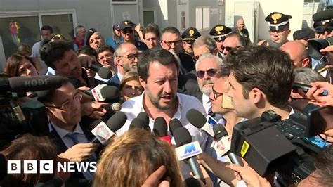 Italy Minister Matteo Salvini Calls For Migrant Deportations Bbc News