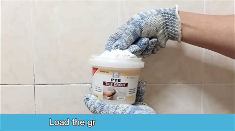 How To Grout Tiles Cara Pemasangan Grout D I Y Using Pye Tile Grout Ready Mixed Grout Youtube