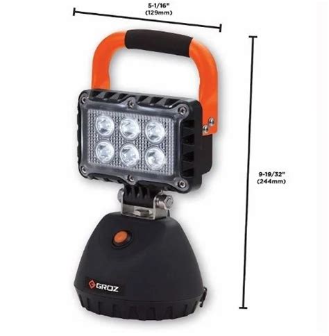 Rechargeable Work Lights Groz Ultra Bright Multimode 36W 72 SMD