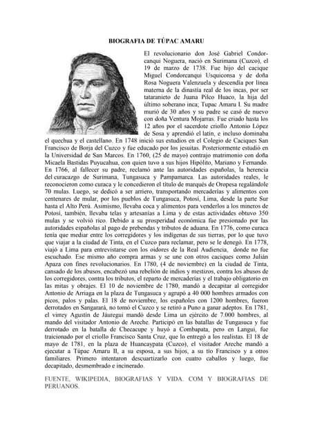 Tupac Amaru Ii 1 Pdf