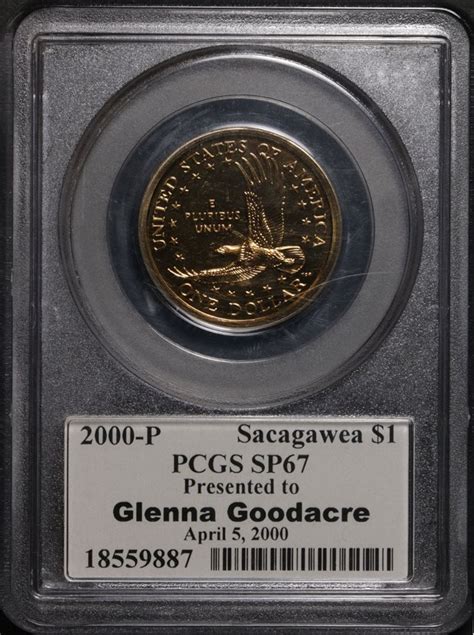 2000-P Sacagawea Dollar Goodacre Presentation PCGS SP67