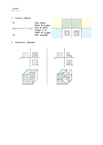 Perspectiva Axonometrica Isometrica Con Ejercicios Resueltos Dibujo