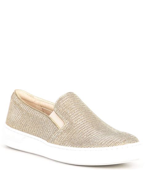 Michael Michael Kors Keaton Glitter Slip On Sneakers Dillard S