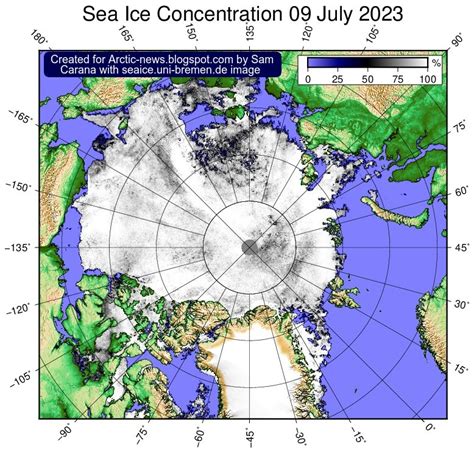 arctic news arctic sea ice july