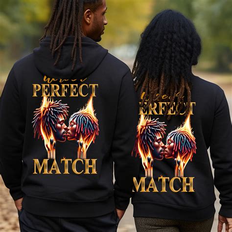 Were A Perfect Match Locs Dtf Transfer Dtftransfers247