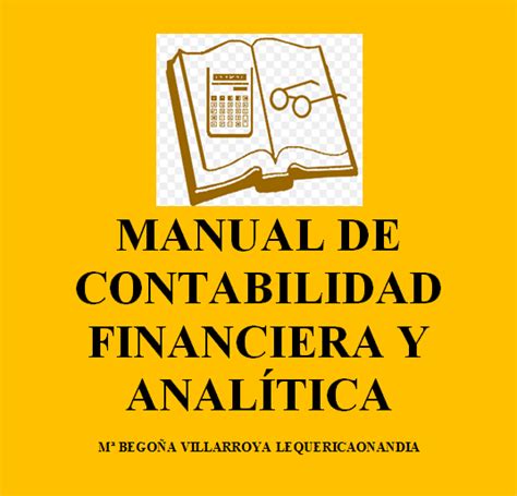 Manual De Contabilidad Financiera Y Anal Tica Material Educativo