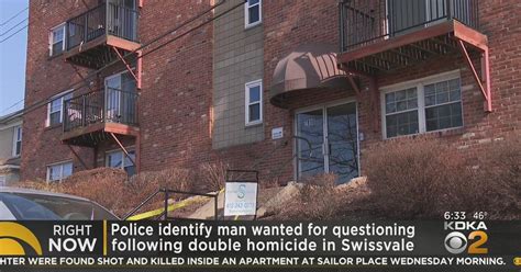 Man Wanted For Questioning In Swissvale Double Homicide Cbs Pittsburgh