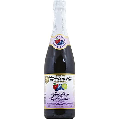 Martinelli's Sparkling Juice, Apple Grape | Soft Drinks | Foodtown