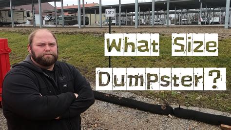 What Size Dumpster Should You Get Next Youtube