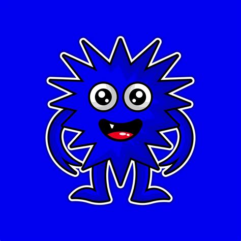 Cute Doodle Monster Design Mascot Kawaii 14016185 Vector Art At Vecteezy