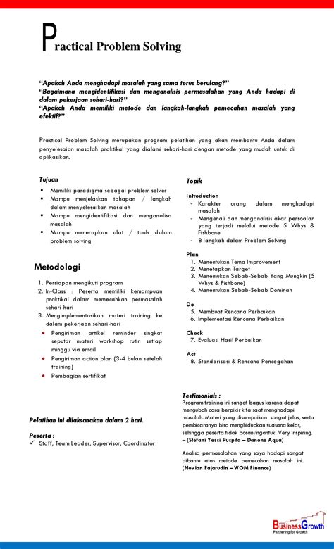 Detail Contoh Problem Solving Koleksi Nomer 17