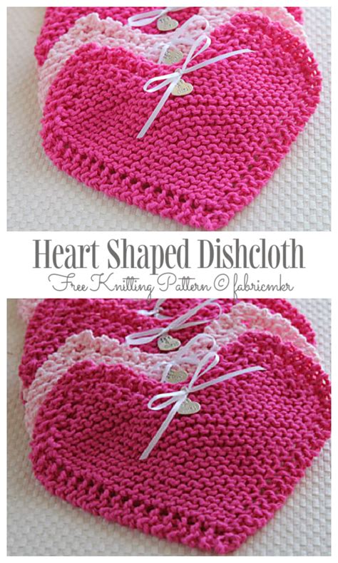 Heart Dishcloth Free Knitting Patterns Artofit