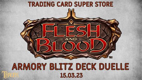 Flesh And Blood Deutsch Armory Blitz Deck Duelle Trader Trading