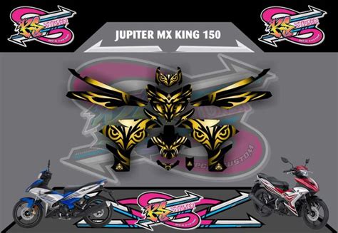 Jual Stiker Decal Jupiter Mx King Black Stiker Full Body Di Lapak