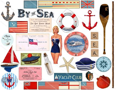 Vintage Nautical Clip Art